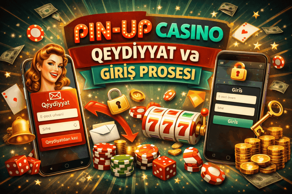 Pin Up Casino qeydiyyat və giriş prosesi